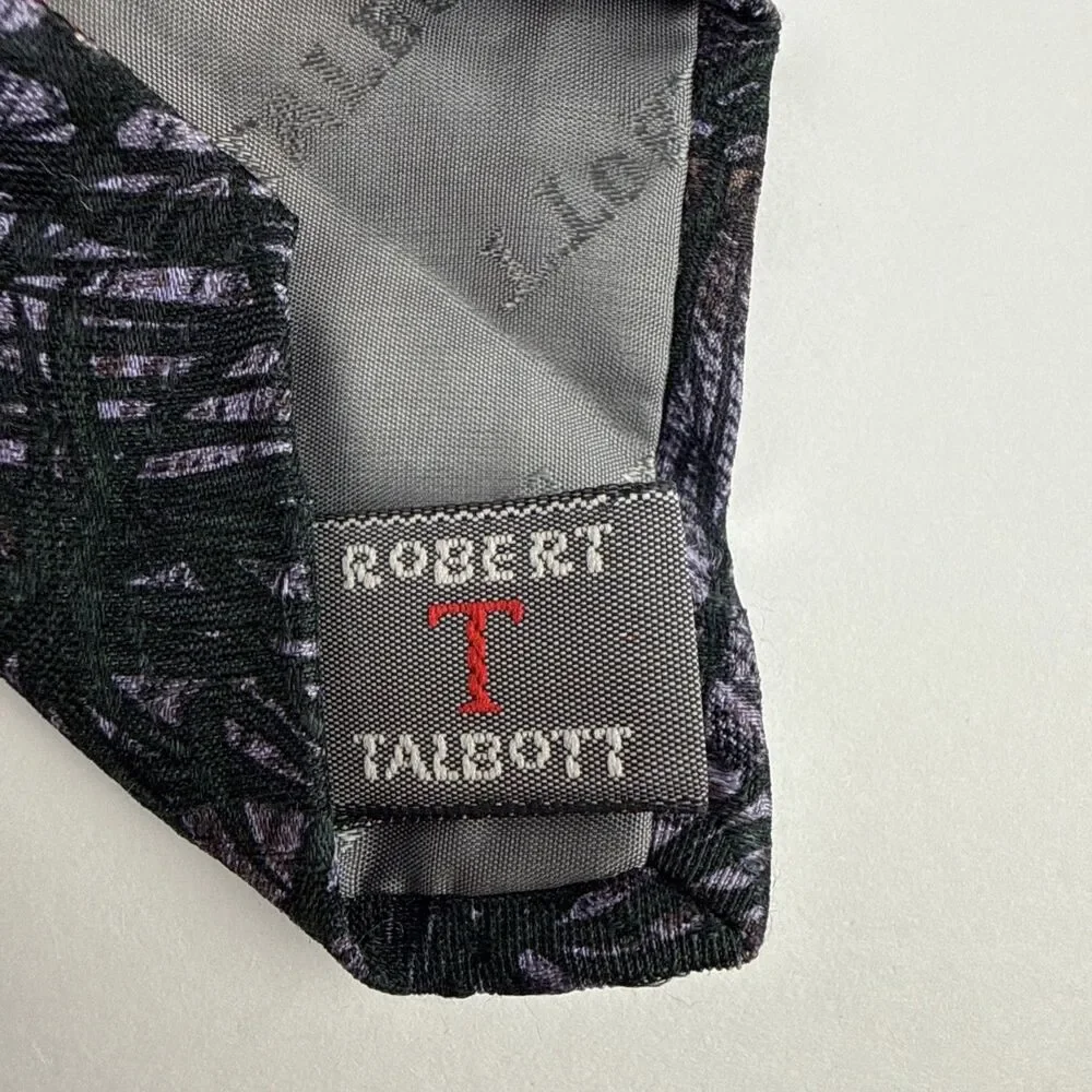 Vintage Robert Talbott Jacobson’s Duck Mallard Silk Necktie Hand Sewn USA made